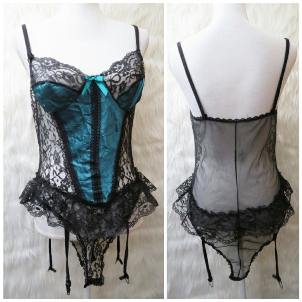 “NAN FLOWER” Vintage Lace Teddy BodySuit